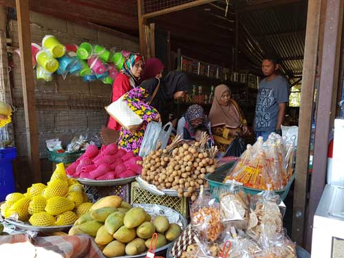 Gerai buah-buahan.