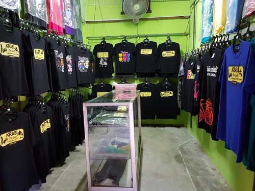 Kedai t-shirt Thailand.