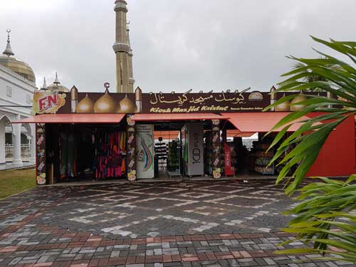 Kiosk Masjid Kristal.