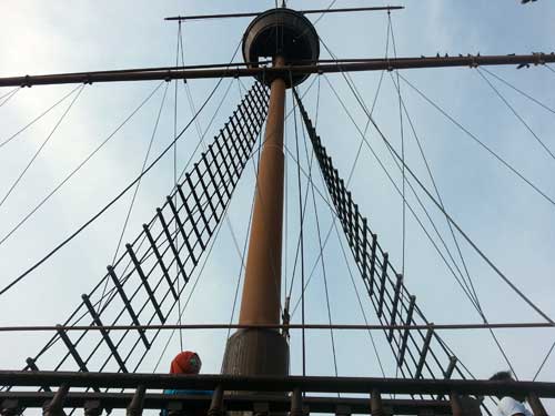 Menara Tinjau di Muzium Kapal.