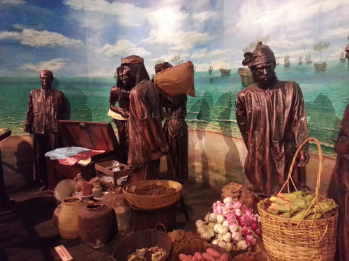 Pameran dalam Muzium Kapal Melaka.