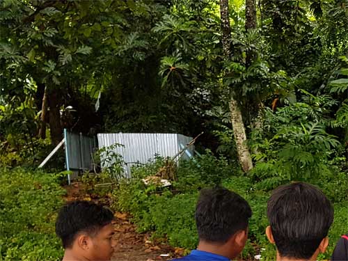 Perigi air tawar.