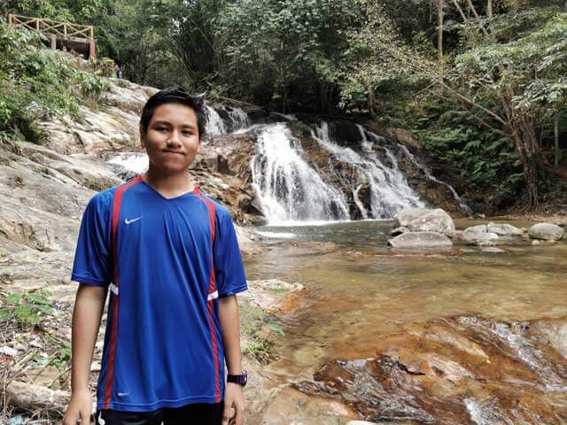 Air terjun bahagian tengah
