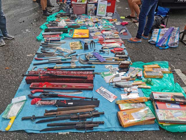 Gerai di pasar Lorong Kulit