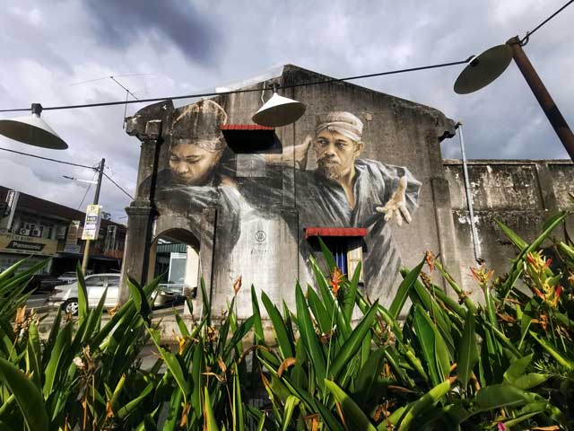 Street Art Balik Pulau Silat