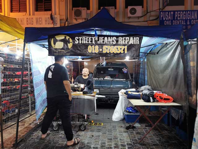 Street jeans repair
