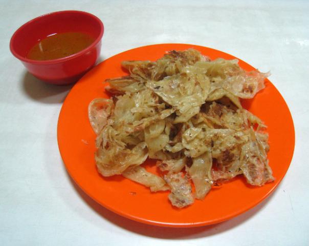 Roti canai adalah makanan popular di Malaysia.