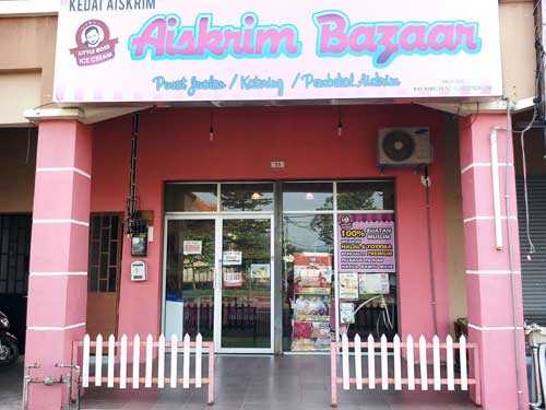 Aiskrim Bazaar di Alor Setar.