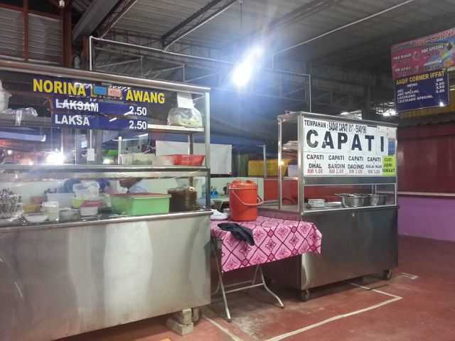 Gerai Capati di Medan selera Koperasi Guar Chempedak.